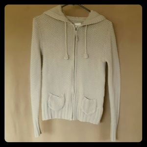 Old Navy Knitted Zip Up Hoodie